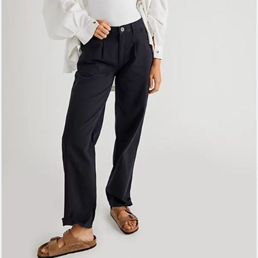 Free People Cya Later Skate Trouser in Midnight, Size 2